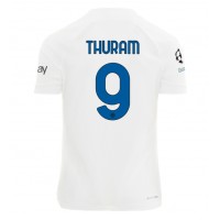 Inter Milan Marcus Thuram #9 Vonkajší futbalový dres 2023-24 Krátky Rukáv